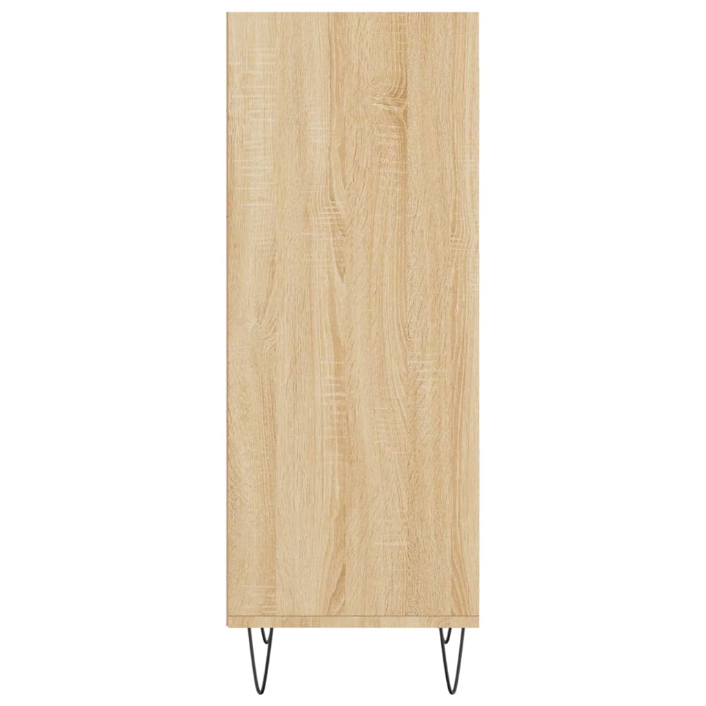 vidaXL Szafka, dąb sonoma, 34,5x32,5x90 cm, materiał drewnopochodny