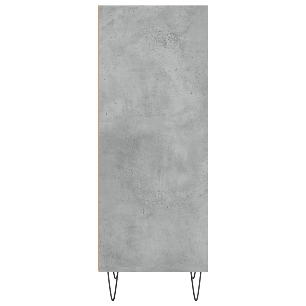 vidaXL Szafka, szarość betonu, 34,5x32,5x90cm, materiał drewnopochodny