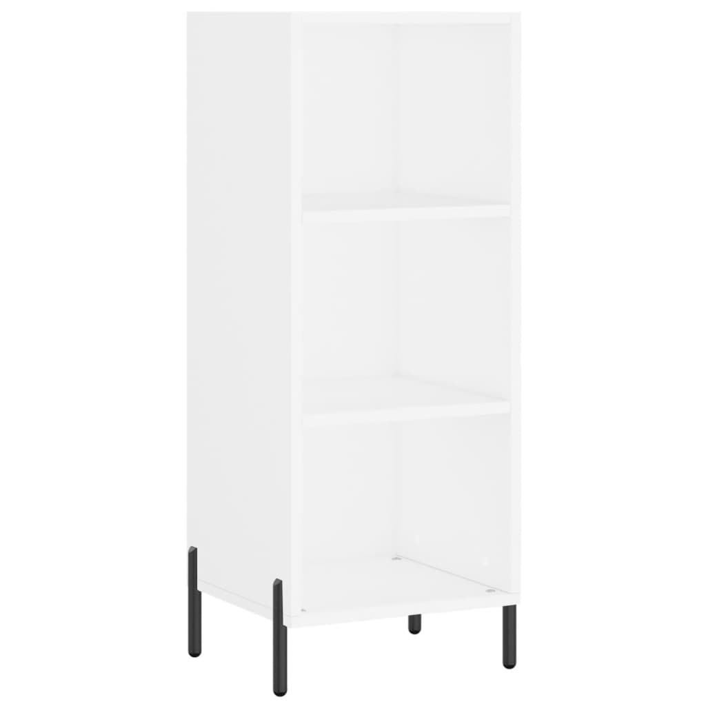 vidaXL Szafka, biała, 34,5x32,5x90 cm, materiał drewnopochodny