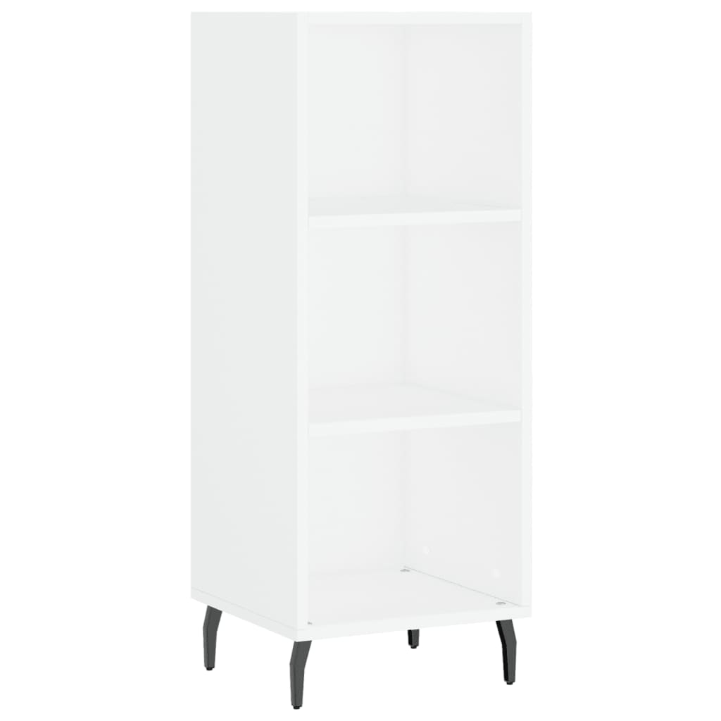 vidaXL Szafka, biała, 34,5x32,5x90 cm, materiał drewnopochodny