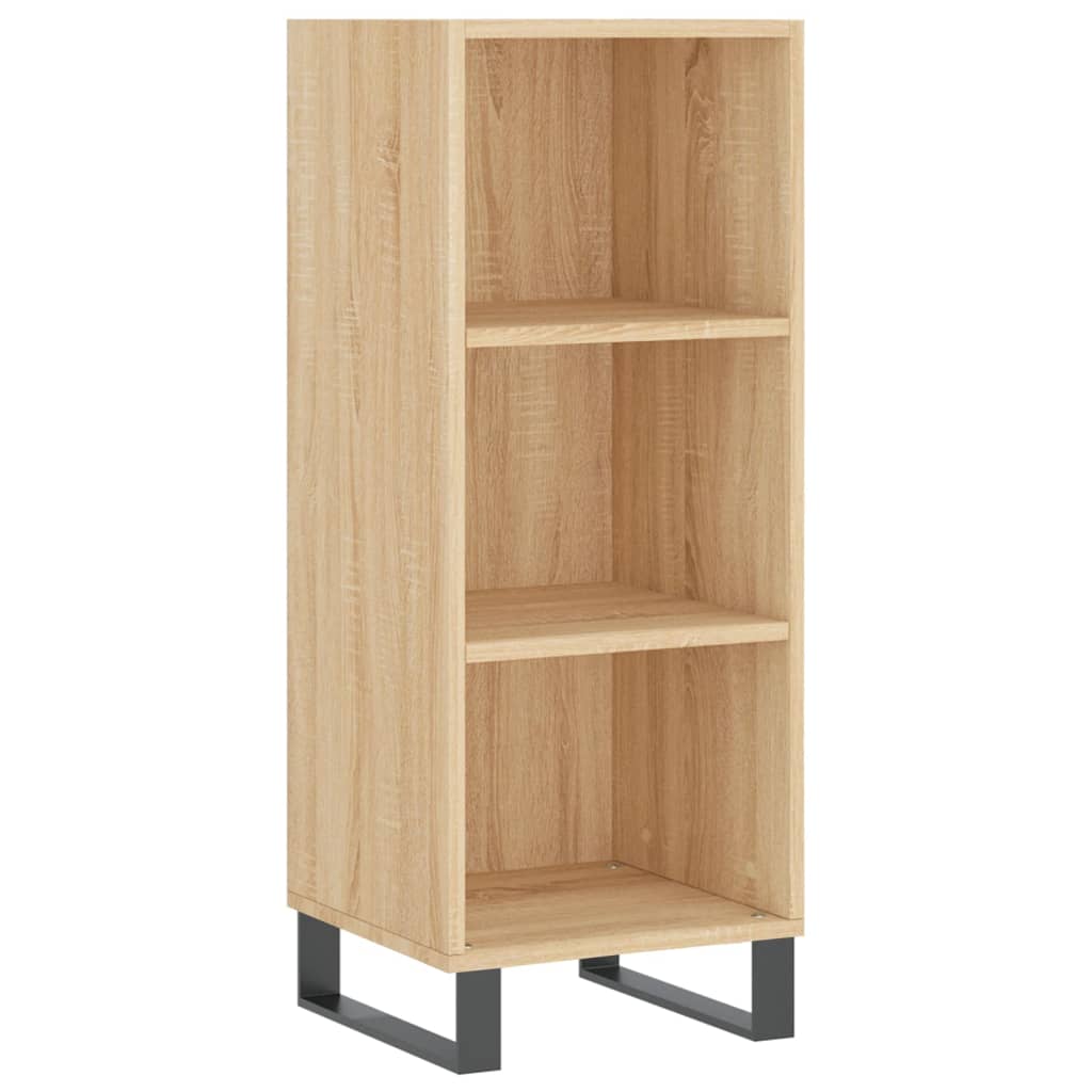 vidaXL Szafka, dąb sonoma, 34,5x32,5x90 cm, materiał drewnopochodny