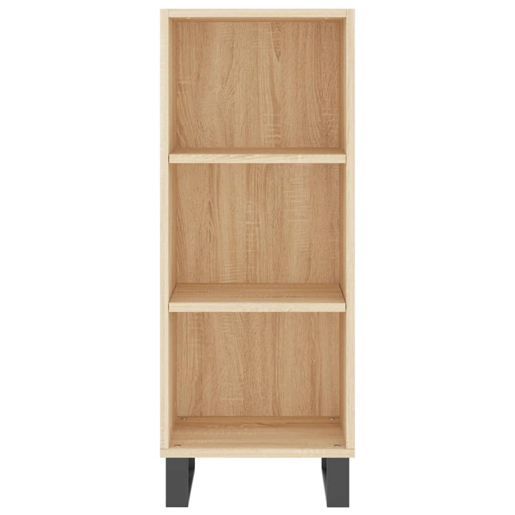 vidaXL Szafka, dąb sonoma, 34,5x32,5x90 cm, materiał drewnopochodny