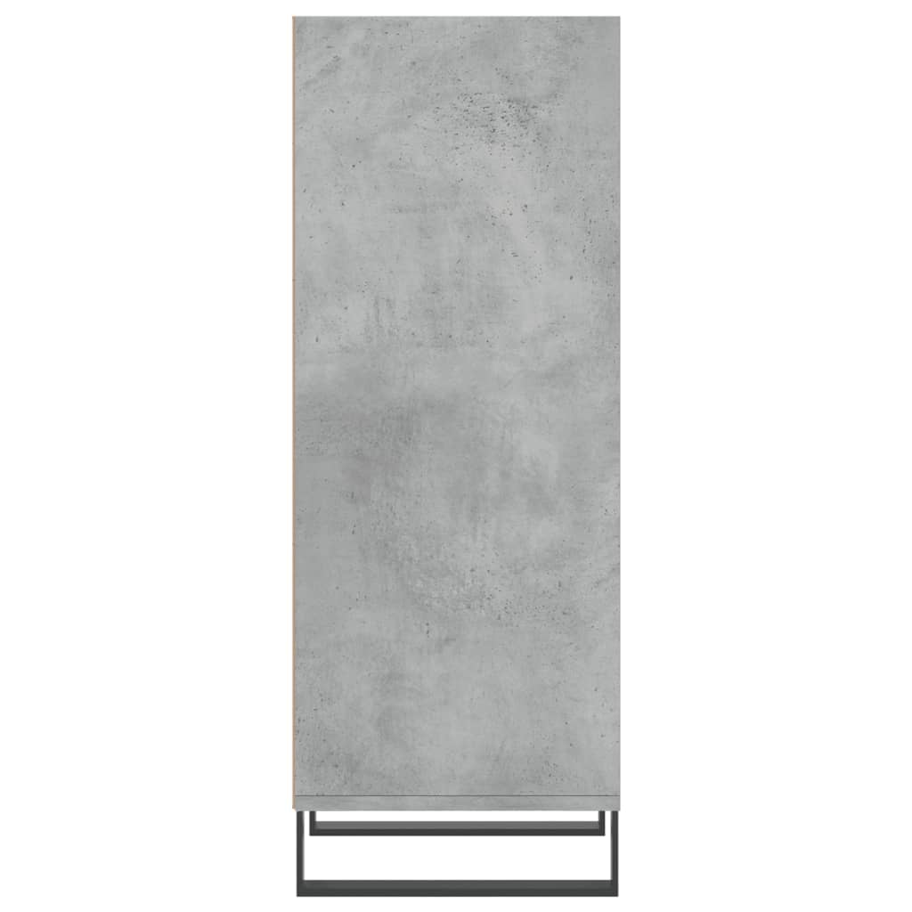 vidaXL Szafka, szarość betonu, 34,5x32,5x90cm, materiał drewnopochodny