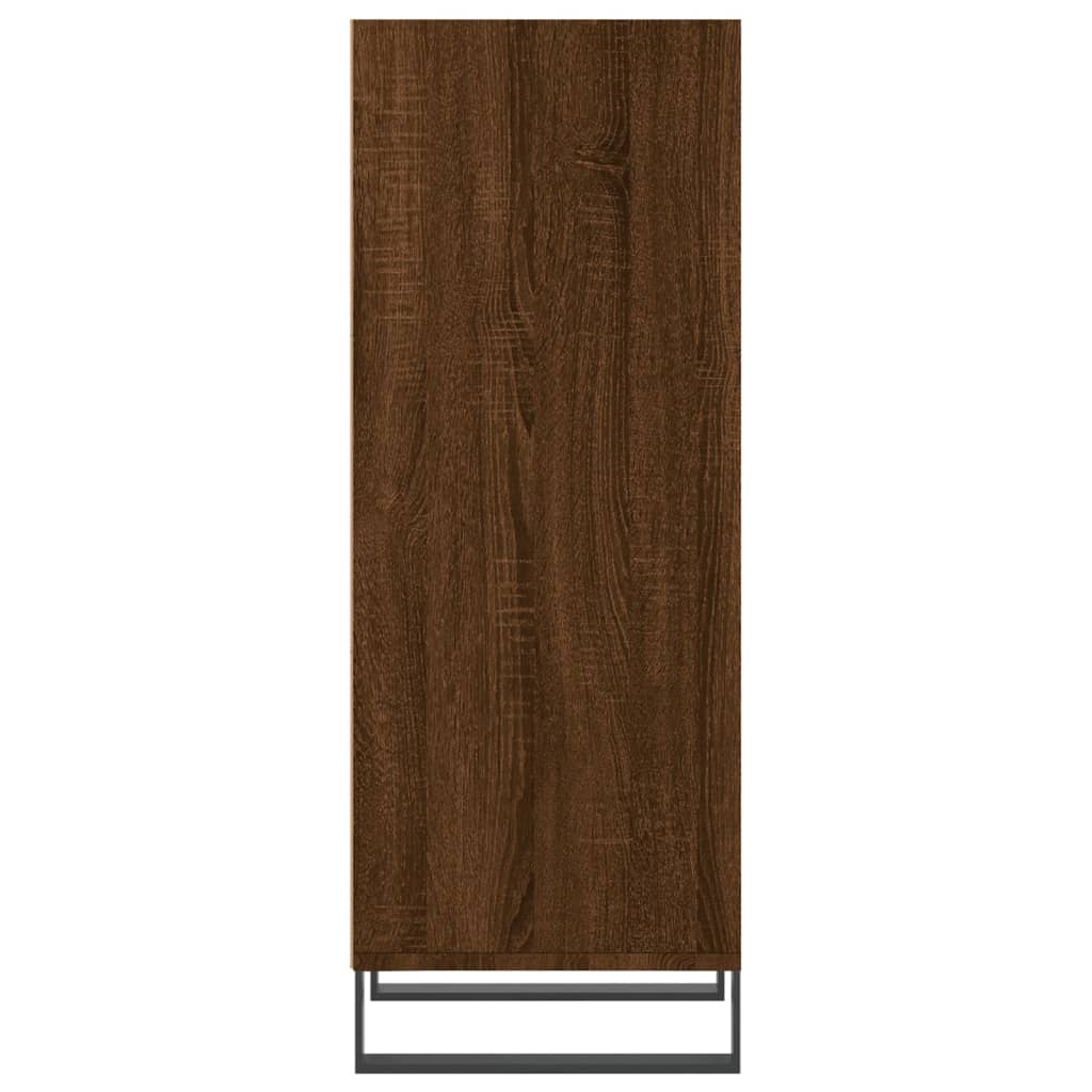 vidaXL Szafka, brązowy dąb, 34,5x32,5x90 cm, materiał drewnopochodny