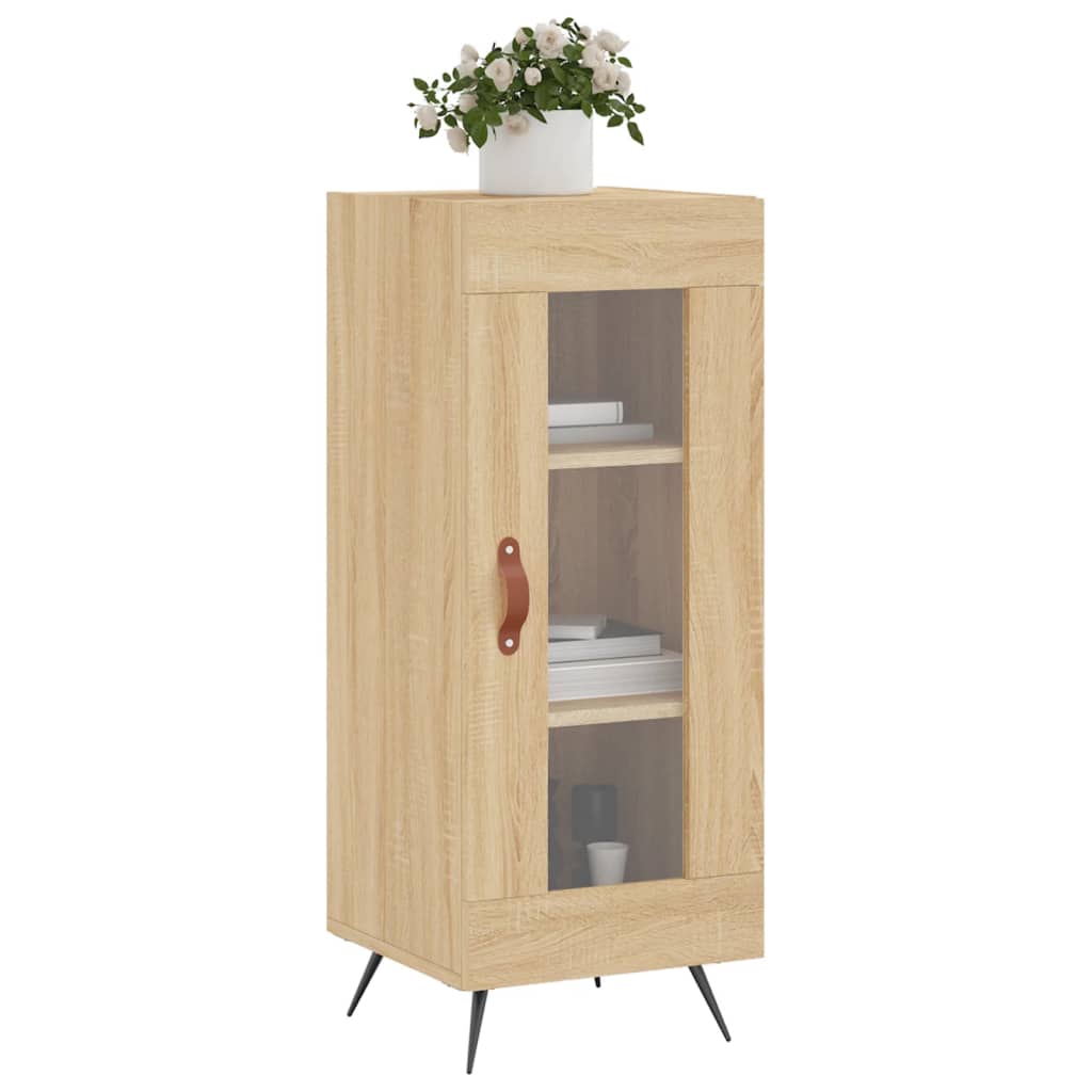 vidaXL Szafka, dąb sonoma, 34,5x34x90 cm, materiał drewnopochodny
