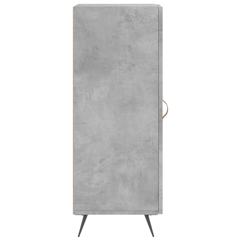 vidaXL Szafka, szarość betonu, 34,5x34x90 cm, materiał drewnopochodny
