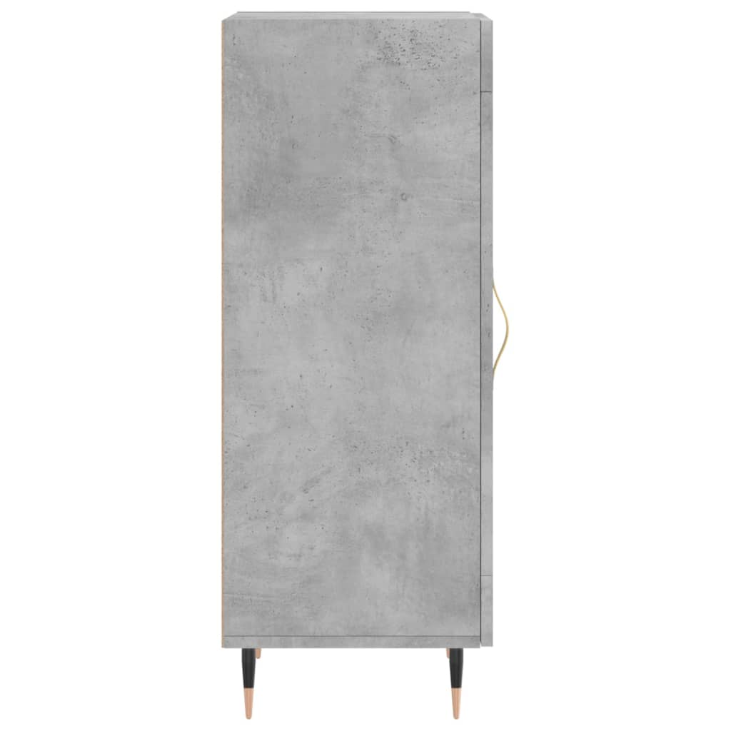 vidaXL Szafka, szarość betonu, 34,5x34x90 cm, materiał drewnopochodny