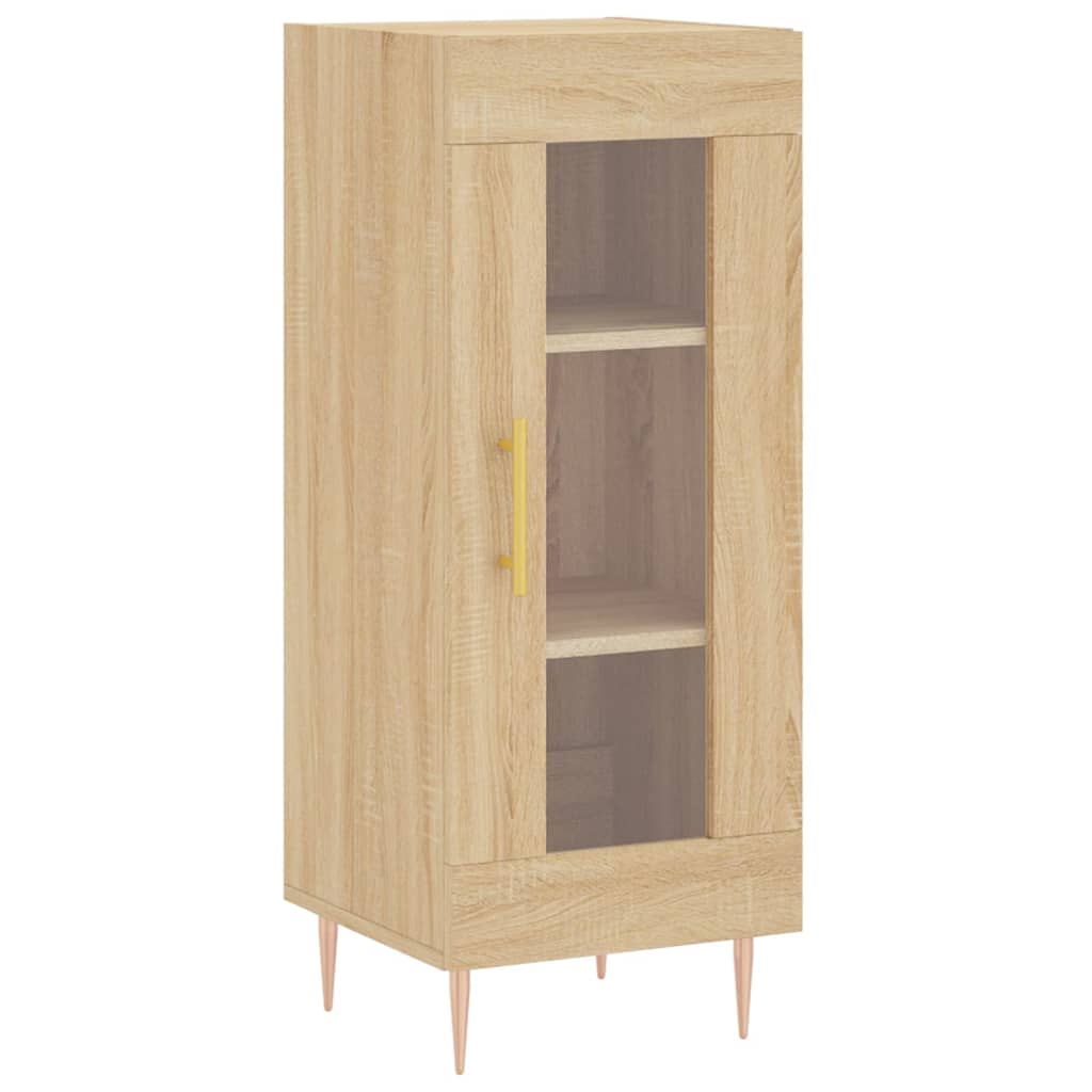 vidaXL Szafka, dąb sonoma, 34,5x34x90 cm, materiał drewnopochodny