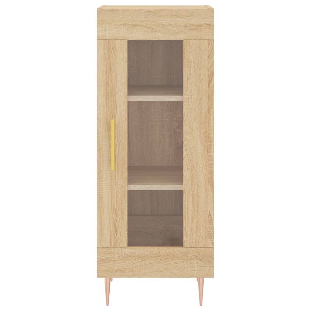 vidaXL Szafka, dąb sonoma, 34,5x34x90 cm, materiał drewnopochodny