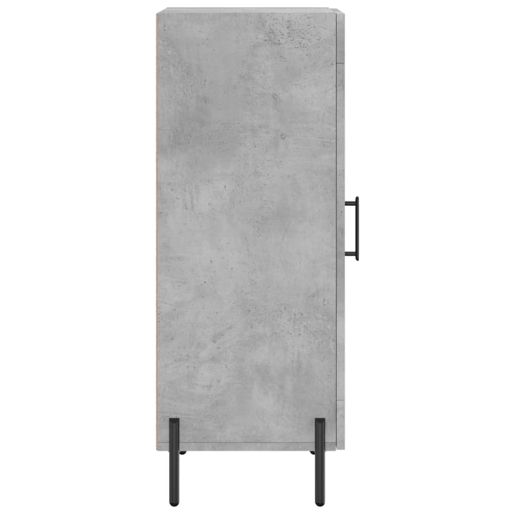 vidaXL Szafka, szarość betonu, 34,5x34x90 cm, materiał drewnopochodny