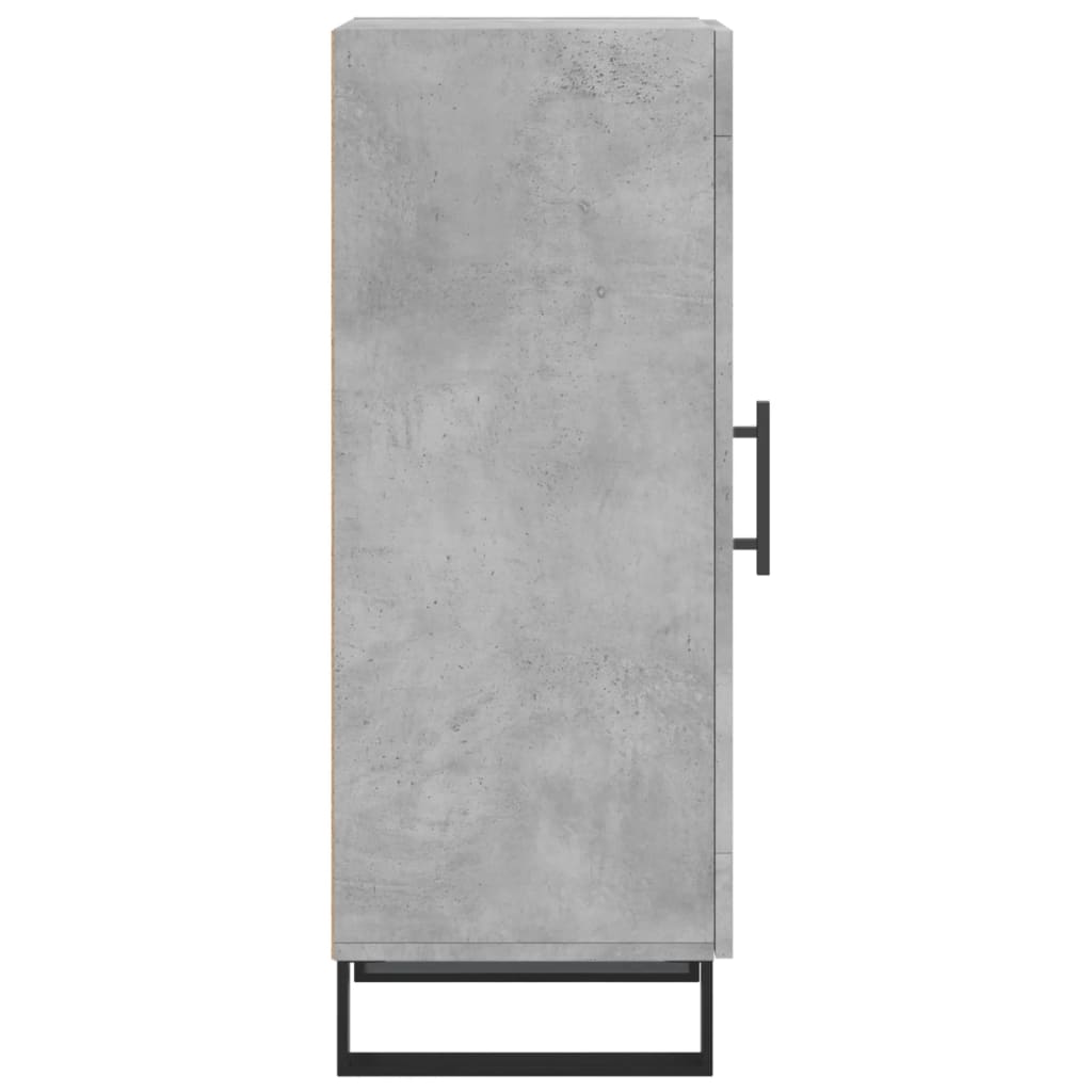 vidaXL Szafka, szarość betonu, 34,5x34x90 cm, materiał drewnopochodny