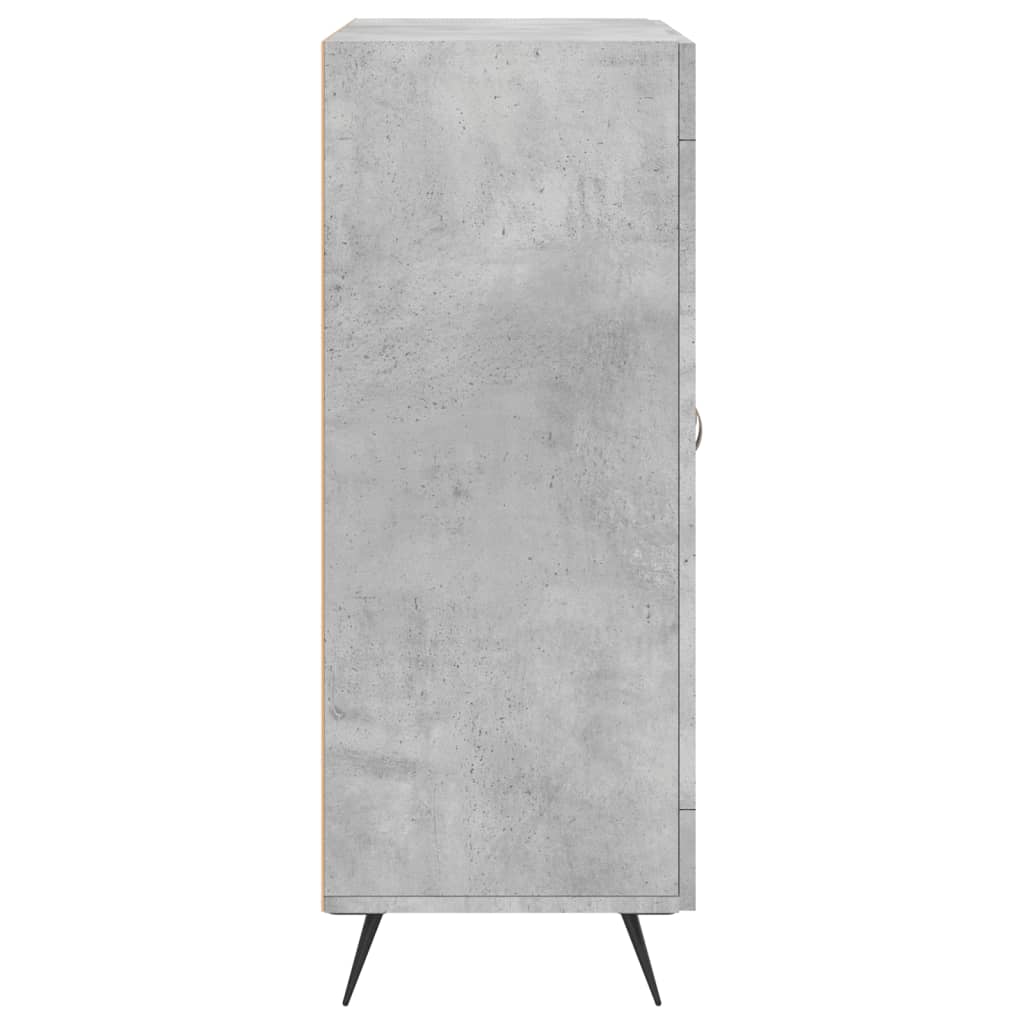 vidaXL Szafka, szarość betonu, 69,5x34x90 cm, materiał drewnopochodny