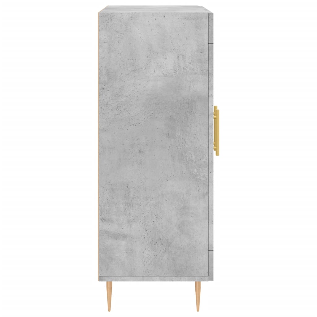 vidaXL Szafka, szarość betonu, 69,5x34x90 cm, materiał drewnopochodny