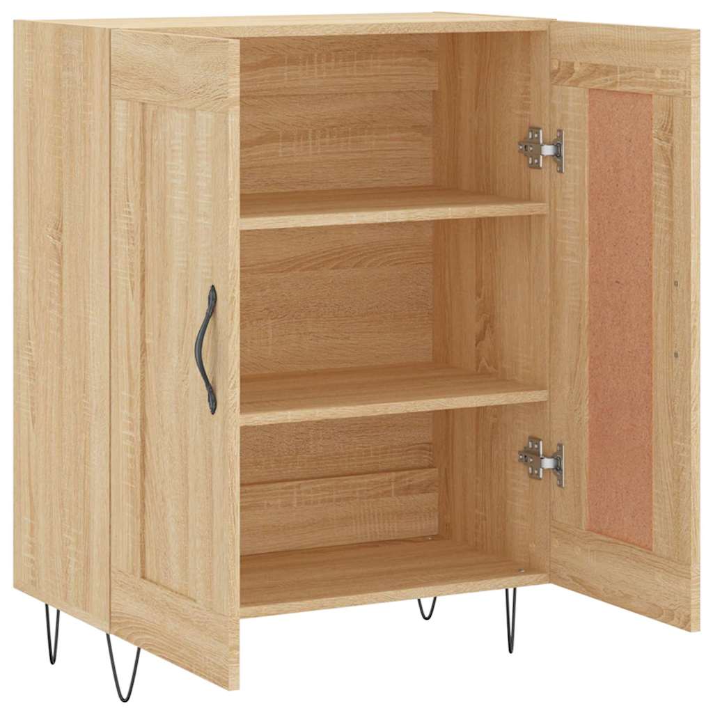 vidaXL Szafka, dąb sonoma, 69,5x34x90 cm, materiał drewnopochodny