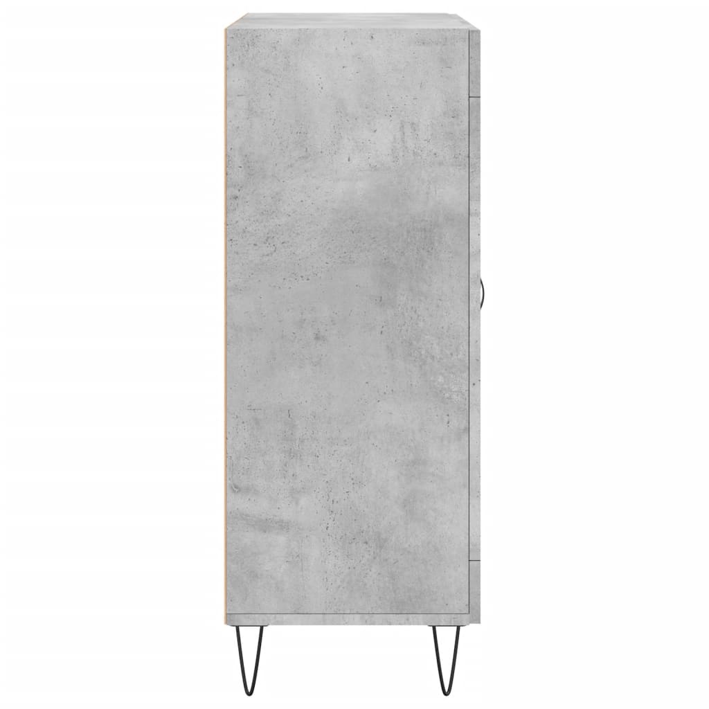 vidaXL Szafka, szarość betonu, 69,5x34x90 cm, materiał drewnopochodny