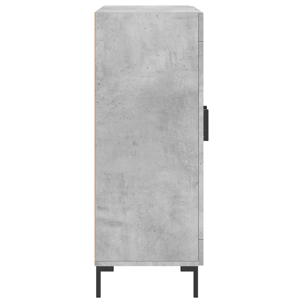vidaXL Szafka, szarość betonu, 69,5x34x90 cm, materiał drewnopochodny