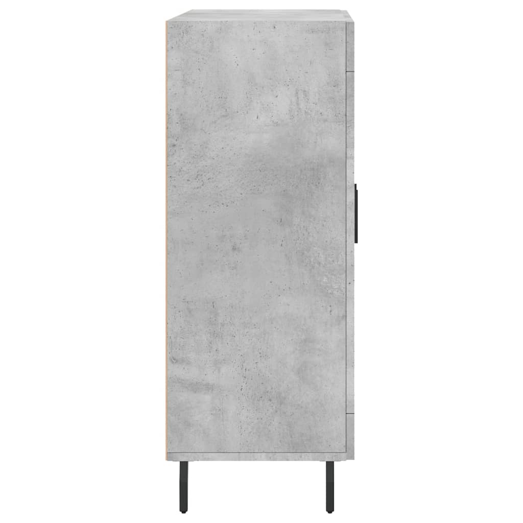vidaXL Szafka, szarość betonu, 69,5x34x90 cm, materiał drewnopochodny