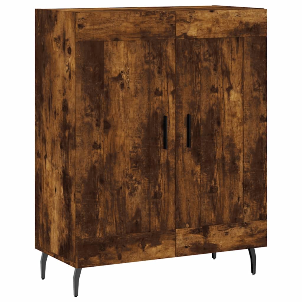 vidaXL Szafka, przydymiony dąb, 69,5x34x90 cm, materiał drewnopochodny