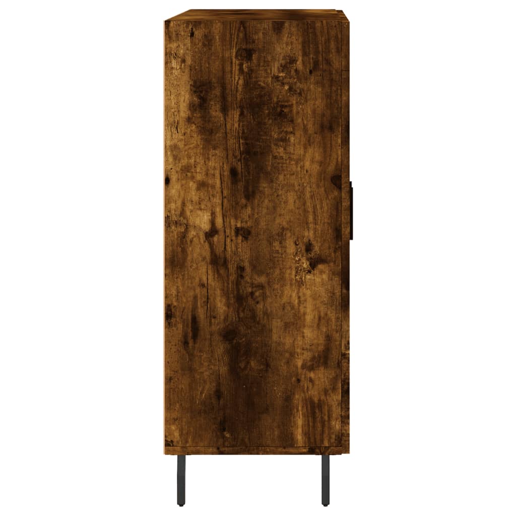 vidaXL Szafka, przydymiony dąb, 69,5x34x90 cm, materiał drewnopochodny