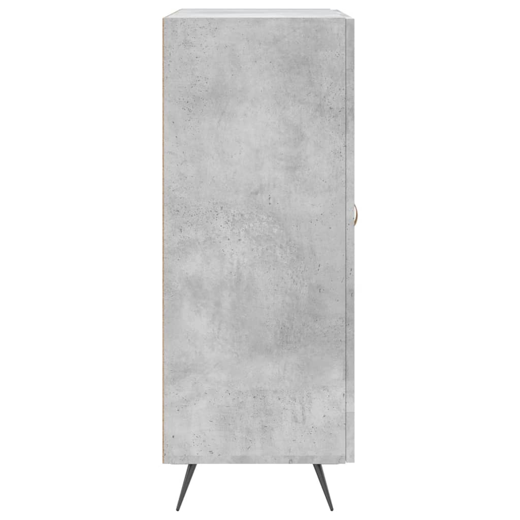 vidaXL Szafka, szarość betonu, 69,5x34x90 cm, materiał drewnopochodny