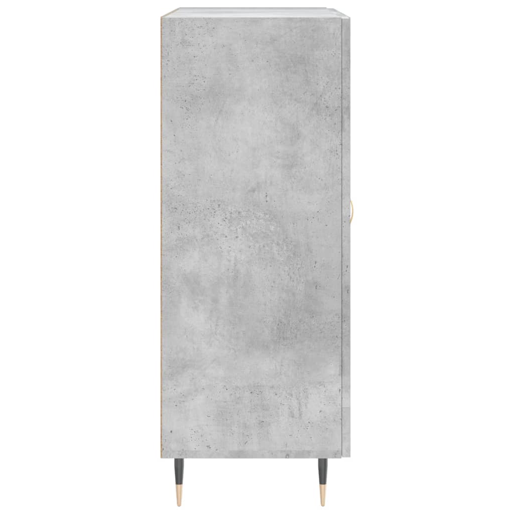 vidaXL Szafka, szarość betonu, 69,5x34x90 cm, materiał drewnopochodny