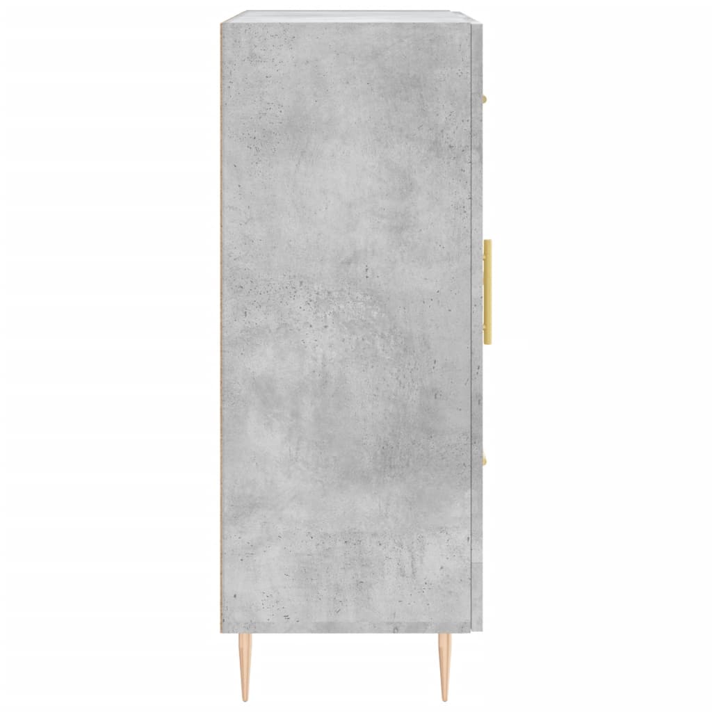 vidaXL Szafka, szarość betonu, 69,5x34x90 cm, materiał drewnopochodny