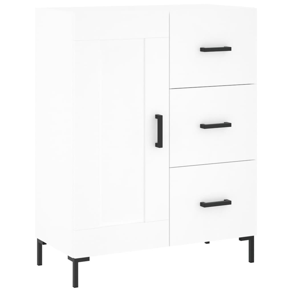 vidaXL Szafka, biała, 69,5x34x90 cm, materiał drewnopochodny