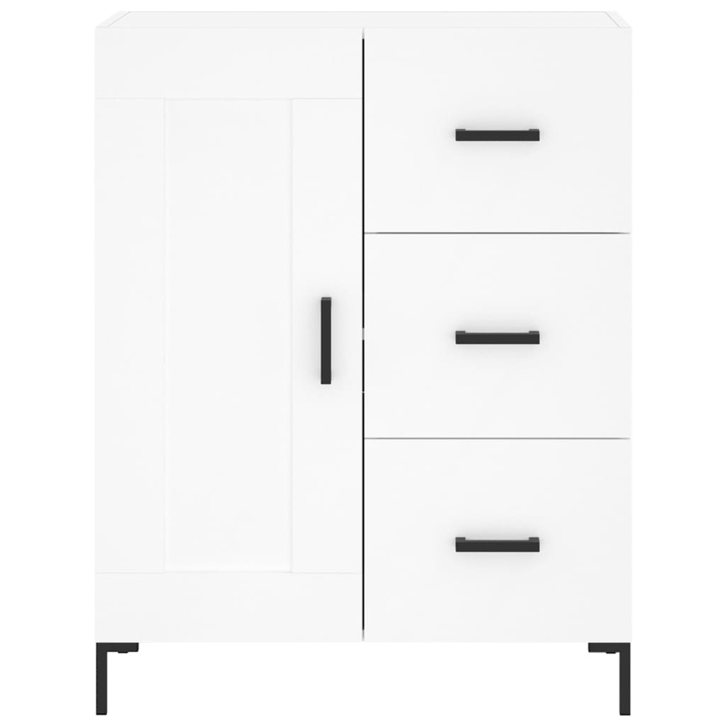 vidaXL Szafka, biała, 69,5x34x90 cm, materiał drewnopochodny