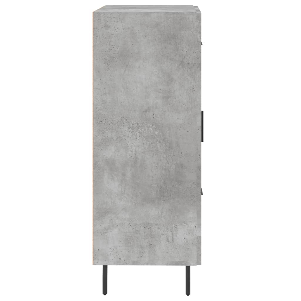 vidaXL Szafka, szarość betonu, 69,5x34x90 cm, materiał drewnopochodny