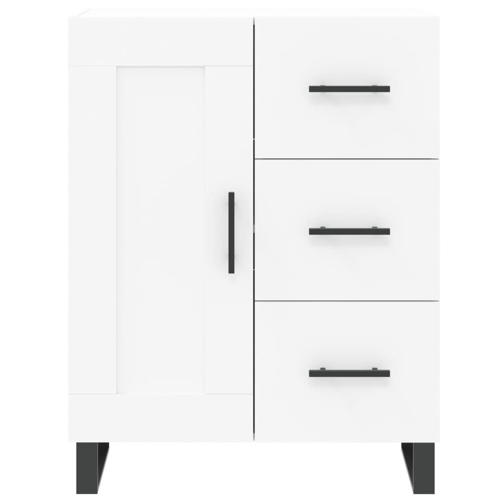 vidaXL Szafka, biała, 69,5x34x90 cm, materiał drewnopochodny