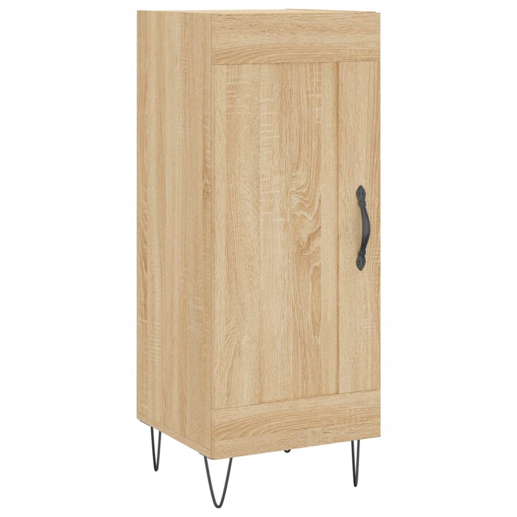 vidaXL Szafka, dąb sonoma, 34,5x34x90 cm, materiał drewnopochodny