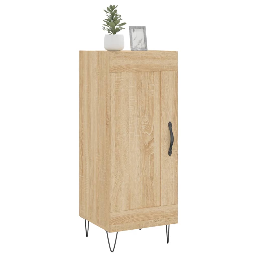 vidaXL Szafka, dąb sonoma, 34,5x34x90 cm, materiał drewnopochodny