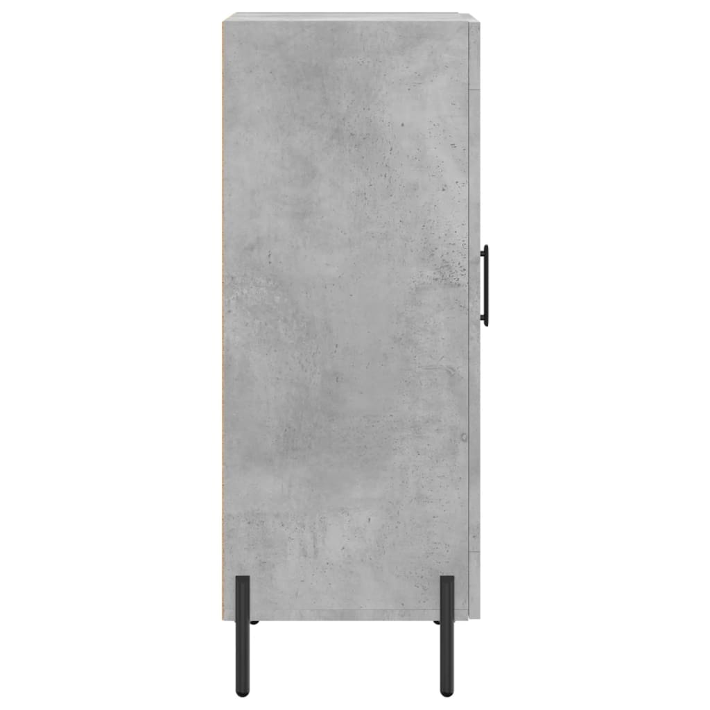 vidaXL Szafka, szarość betonu, 34,5x34x90 cm, materiał drewnopochodny