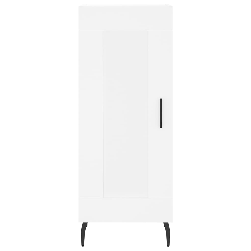 vidaXL Szafka, biała, 34,5x34x90 cm, materiał drewnopochodny
