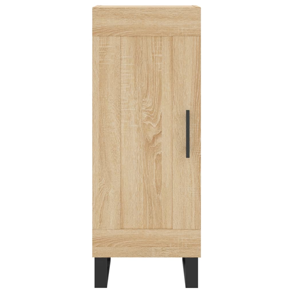 vidaXL Szafka, dąb sonoma, 34,5x34x90 cm, materiał drewnopochodny