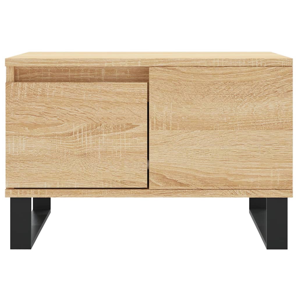 vidaXL Stolik kawowy, dąb sonoma 55x55x36,5 cm materiał drewnopochodny