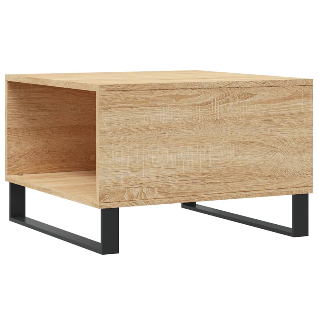 vidaXL Stolik kawowy, dąb sonoma 55x55x36,5 cm materiał drewnopochodny