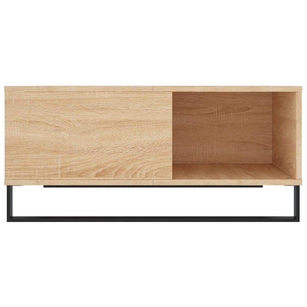 vidaXL Stolik kawowy, dąb sonoma 80x80x36,5 cm materiał drewnopochodny