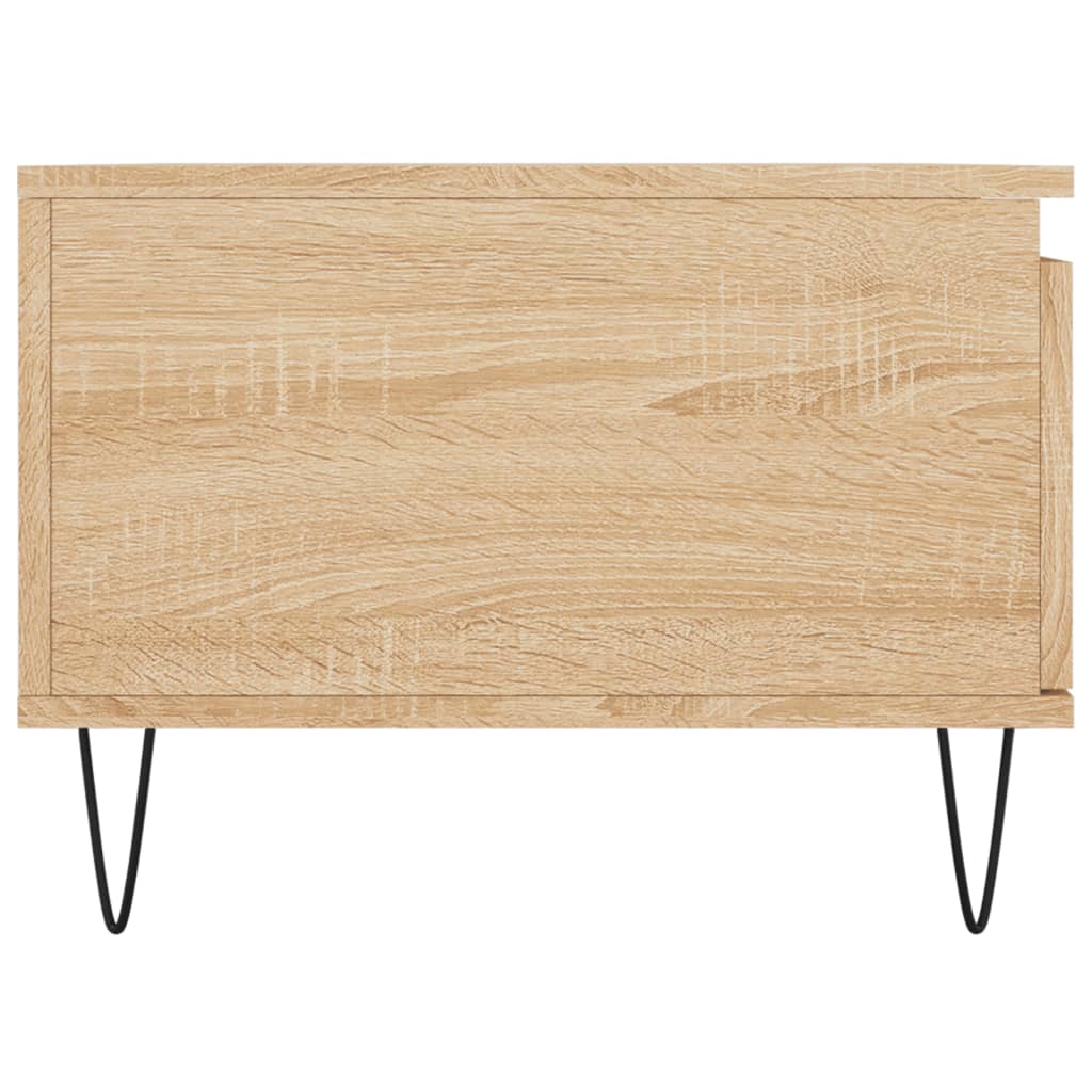 vidaXL Stolik kawowy, dąb sonoma 90x50x36,5 cm materiał drewnopochodny