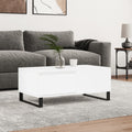 vidaXL Stolik kawowy, biały 90x50x36,5 cm, materiał drewnopochodny
