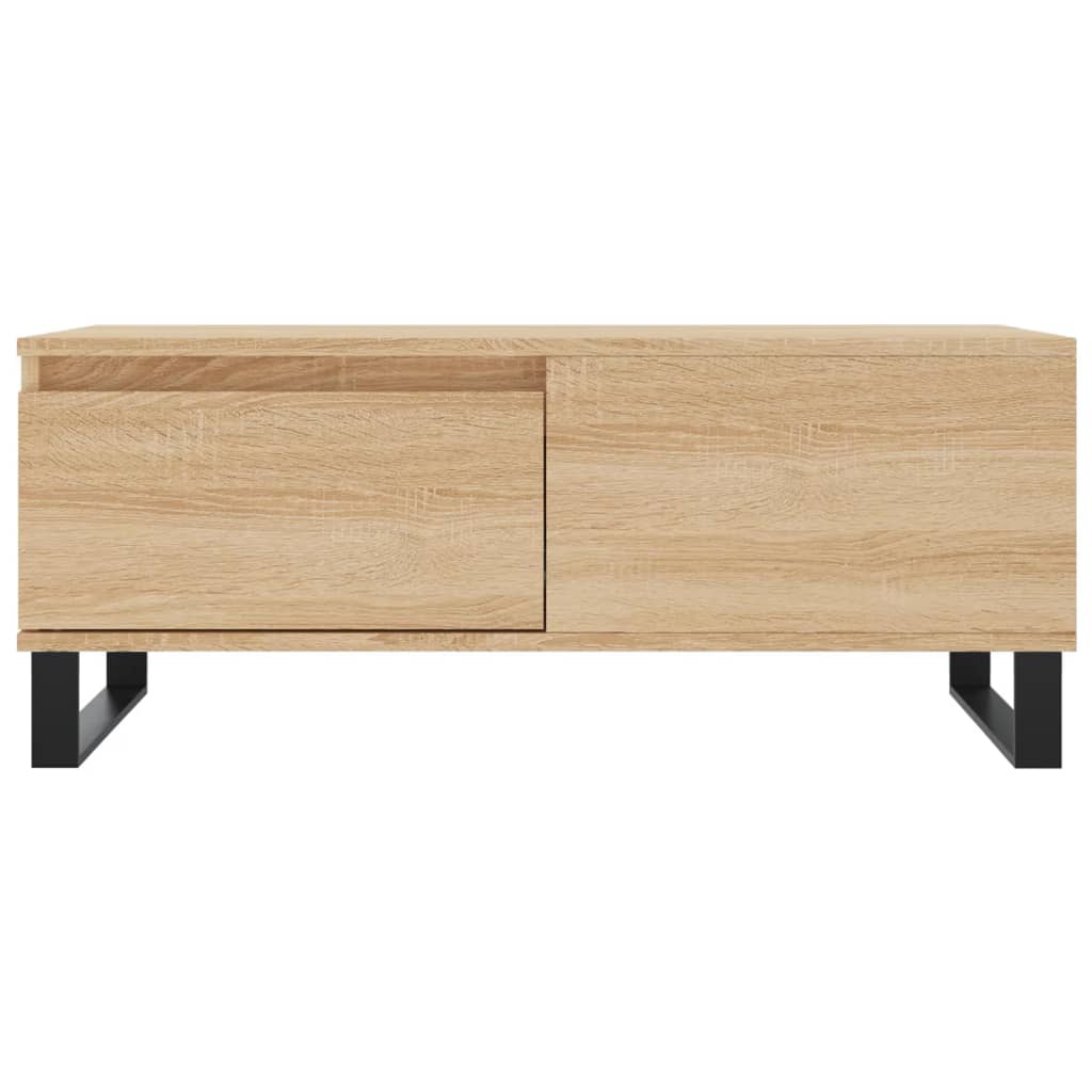 vidaXL Stolik kawowy, dąb sonoma 90x50x36,5 cm materiał drewnopochodny