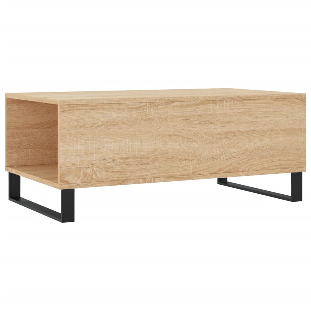 vidaXL Stolik kawowy, dąb sonoma 90x50x36,5 cm materiał drewnopochodny