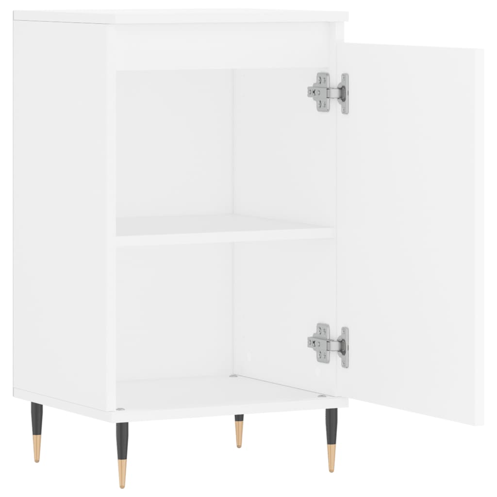 vidaXL Komoda, biała, 40x35x70 cm, materiał drewnopochodny