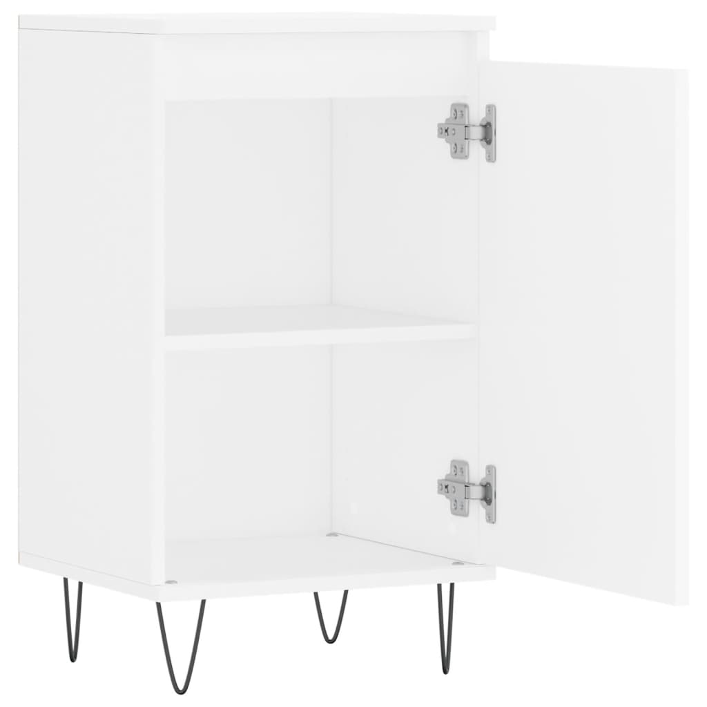 vidaXL Komoda, biała, 40x35x70 cm, materiał drewnopochodny