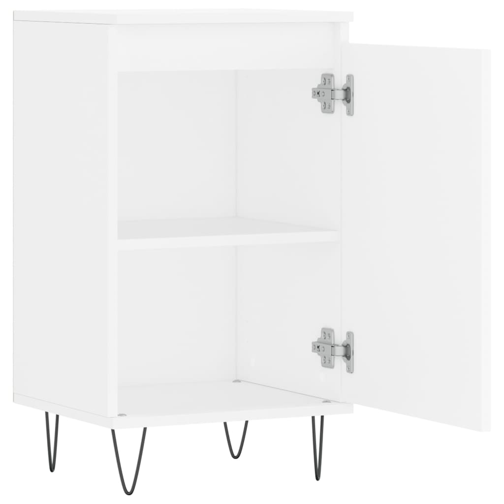 vidaXL Szafki, 2 szt., białe, 40x35x70 cm, materiał drewnopochodny