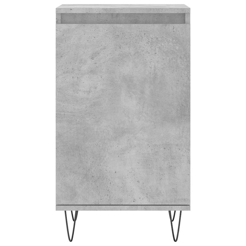vidaXL Komoda, szarość betonu, 40x35x70 cm, materiał drewnopochodny