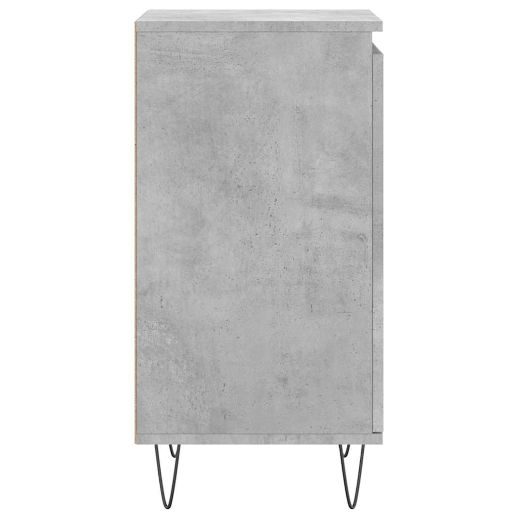 vidaXL Komoda, szarość betonu, 40x35x70 cm, materiał drewnopochodny