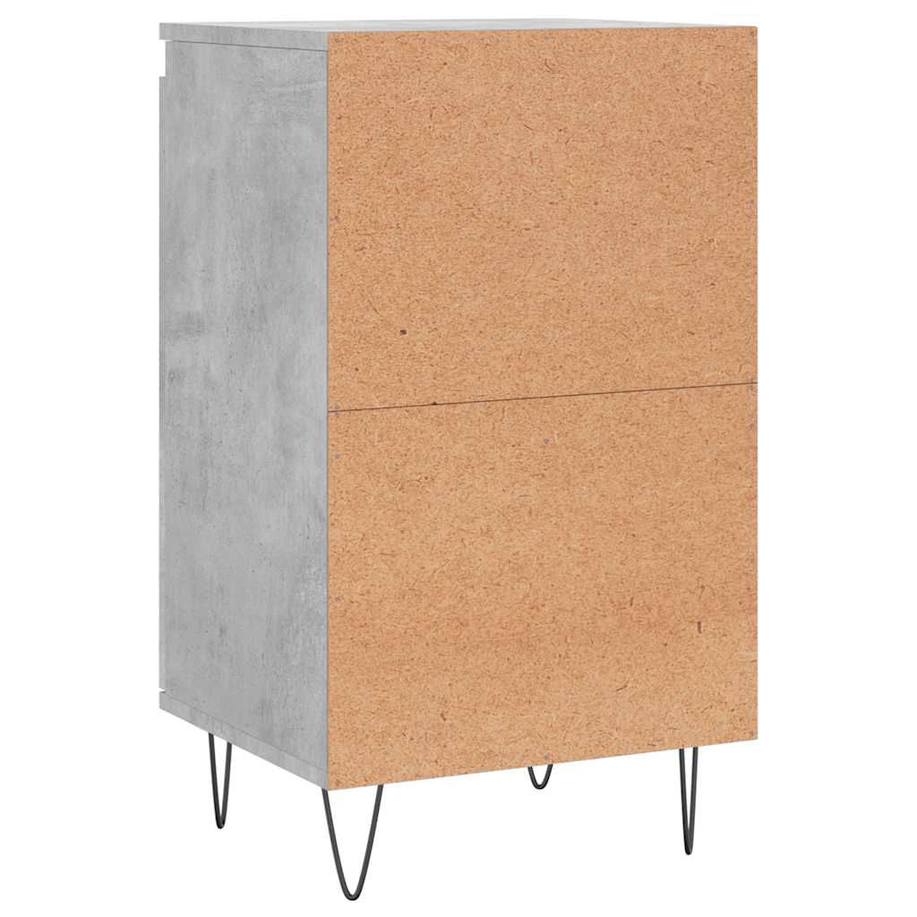 vidaXL Komoda, szarość betonu, 40x35x70 cm, materiał drewnopochodny