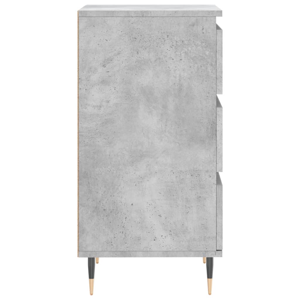 vidaXL Komoda, szarość betonu, 40x35x70 cm, materiał drewnopochodny