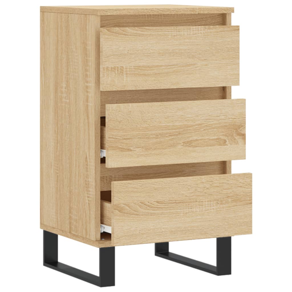 vidaXL Komoda, dąb sonoma, 40x35x70 cm, materiał drewnopochodny